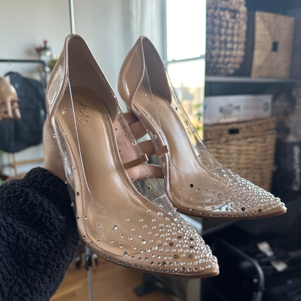 Rhinestone heels